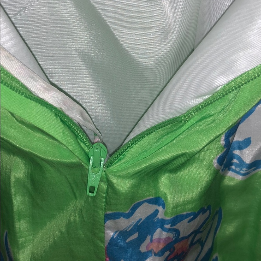 Strapless Lilly Pulitzer dress green size 4 - Picture 7 of 7